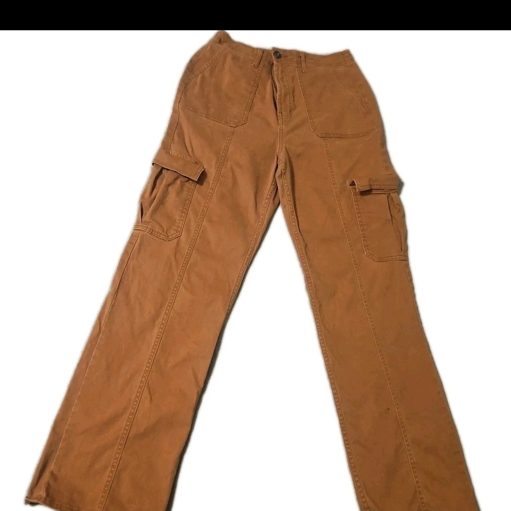 a.n.a Highest-Rise Wide Leg Jean Sz 10 Brn W28X30L Y2K Boho Retro Y2k Cottage[5E